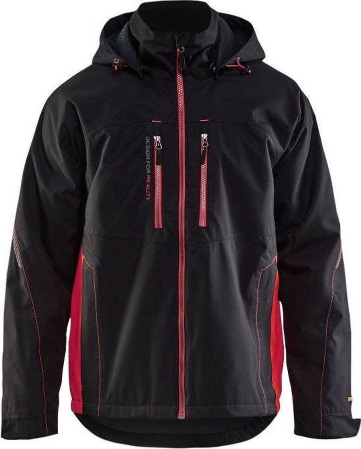 Blåkläder Blaklader Lichtgewicht winterjas 4890-1977 Mannen Zwart Rood XL