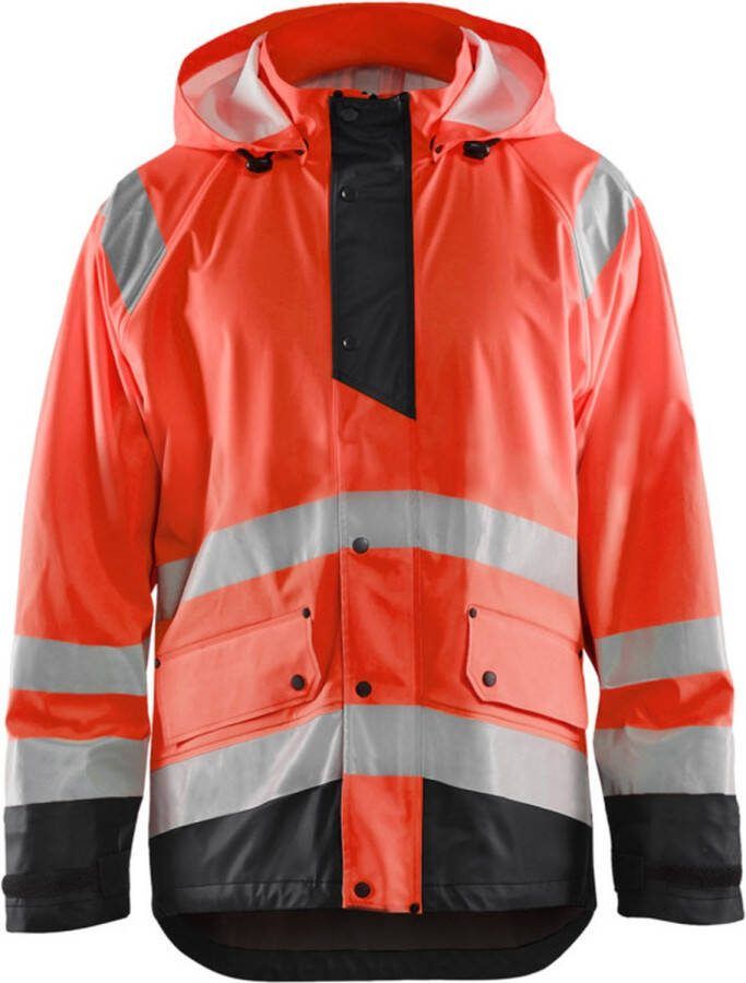 Blåkläder Blaklader Regenjas High Vis LEVEL 1 4323-2000 High Vis Rood Zwart XXL