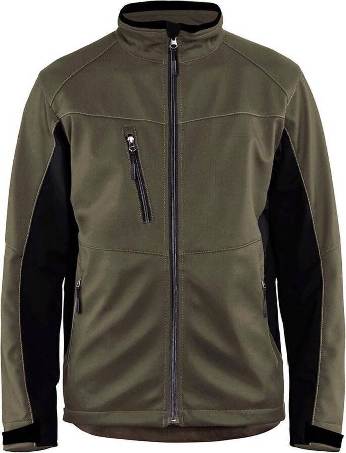 Blåkläder Blaklader Softshell Jack 4950-2516 Mannen Groen Zwart XS