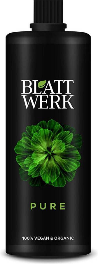 Blattwerk Pure Bio Plantenvoeding Kamerplanten Plantenvoeding Vloeibaar voor Buiten- en Binnenplanten – 100% Biologisch & Veganistisch – Gazonmest Kunstmest Gras -1 x 1 Liter