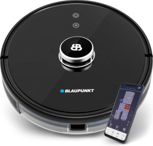 Blaupunkt Bluebot XTREME BPK-VCBB1XTE Robotstofzuiger met Dweilfunctie Laser Navigatie 3000Pa