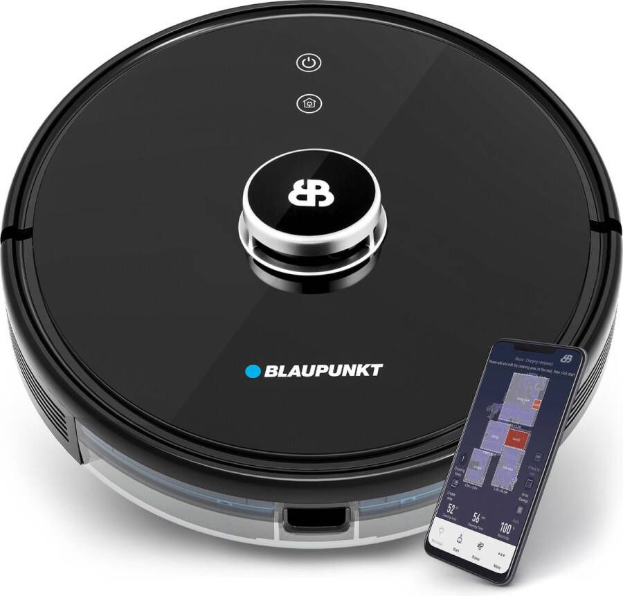 Blaupunkt Bluebot XTREME BPK-VCBB1XTE Robotstofzuiger met Dweilfunctie Laser Navigatie 3000Pa