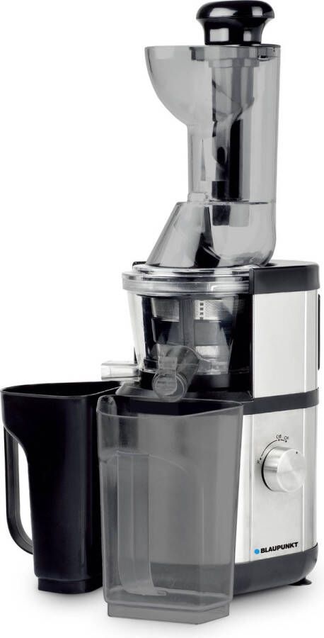 Blaupunkt SJV601 citruspers sapmaker Sapcentrifuge Zwart Gesatineerd staal Transparant 400 W