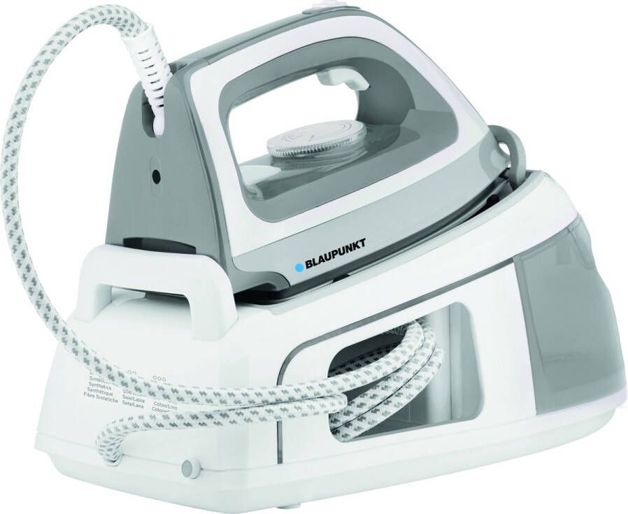 Blaupunkt Stoomgenerator Strijkijzer 2250 Watt 1 7 L Keramische zoolplaat MEN0805 Grijs
