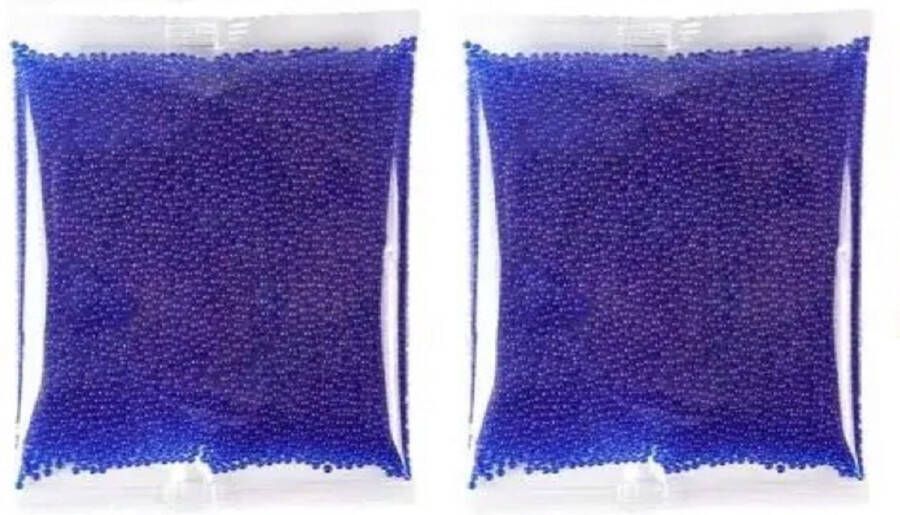 Blauw Purepeak Water Absorberende Balletjes 20.000 Stuks Orbeez Waterballetjes 7-8 mm Gel Blaster Waterbeads Waterparels