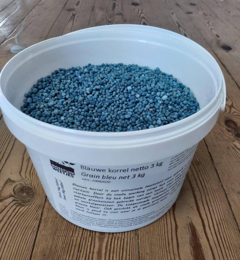 Blauwkorn Blauwe korrel plantenvoeding mest 3 kg meststoffen gazon meststoffen planten