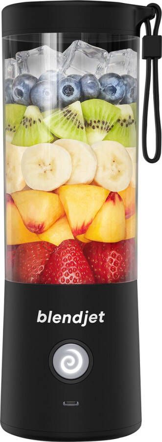 BlendJet 2 Portable Blender to Go Draadloze blender Draagbare blender Smoothie maker USB-C Oplaadbaar 475 ML Zwart