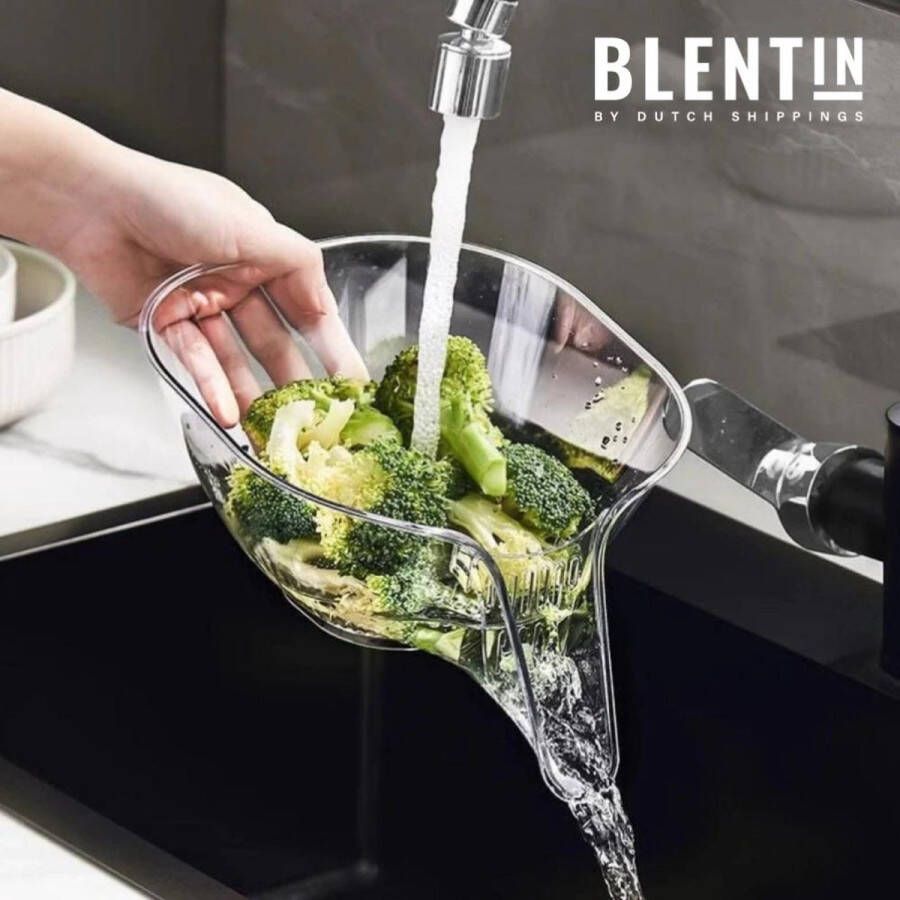 Blentin Vergiet met Afvoer naar Gootsteen Vergiet Waterafvoer Gootsteen Koken Keukenapparatuur Keukengadgets