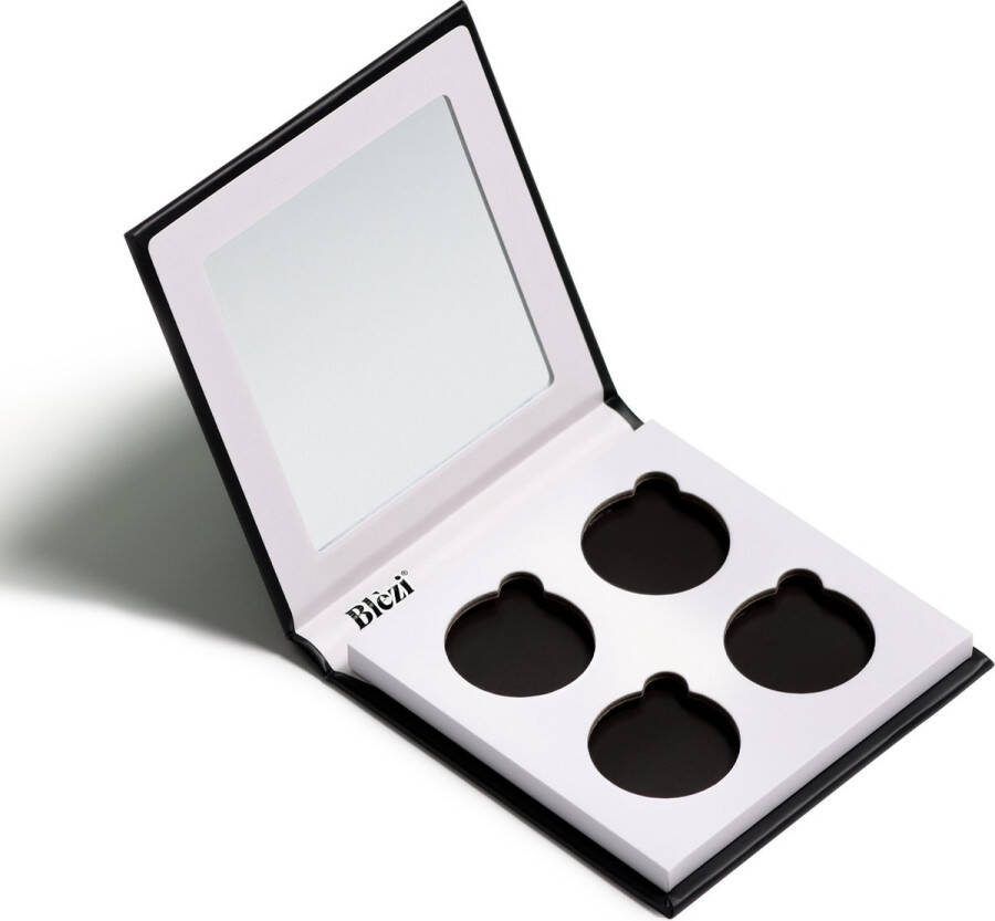 Blèzi Eyeshadow Palette Navulbaar leeg oogschaduw palette met spiegel