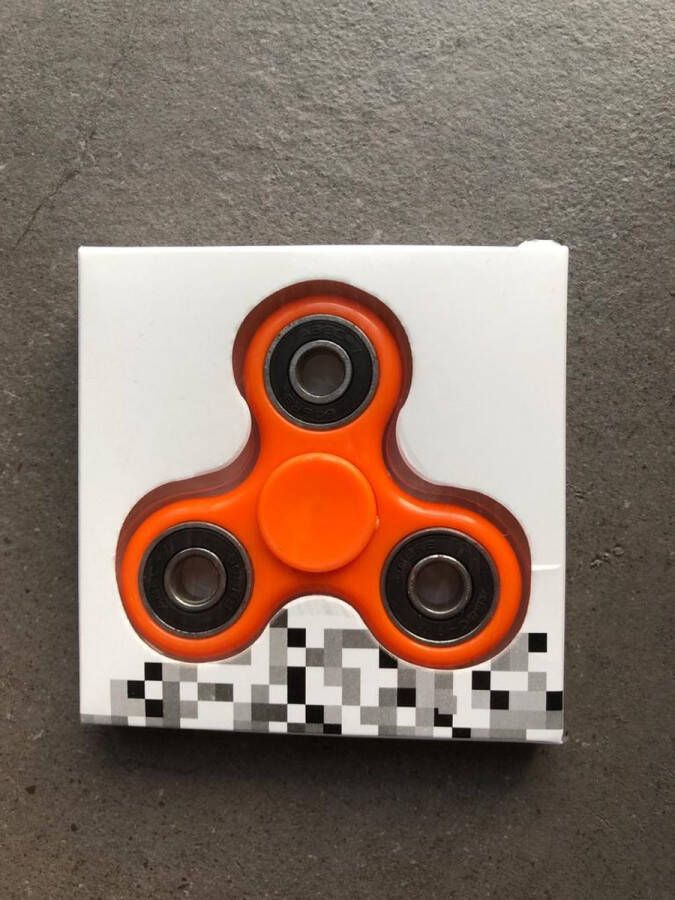 BlijeKids fidget spinner (fidget toy) oranje basic (anti stress)