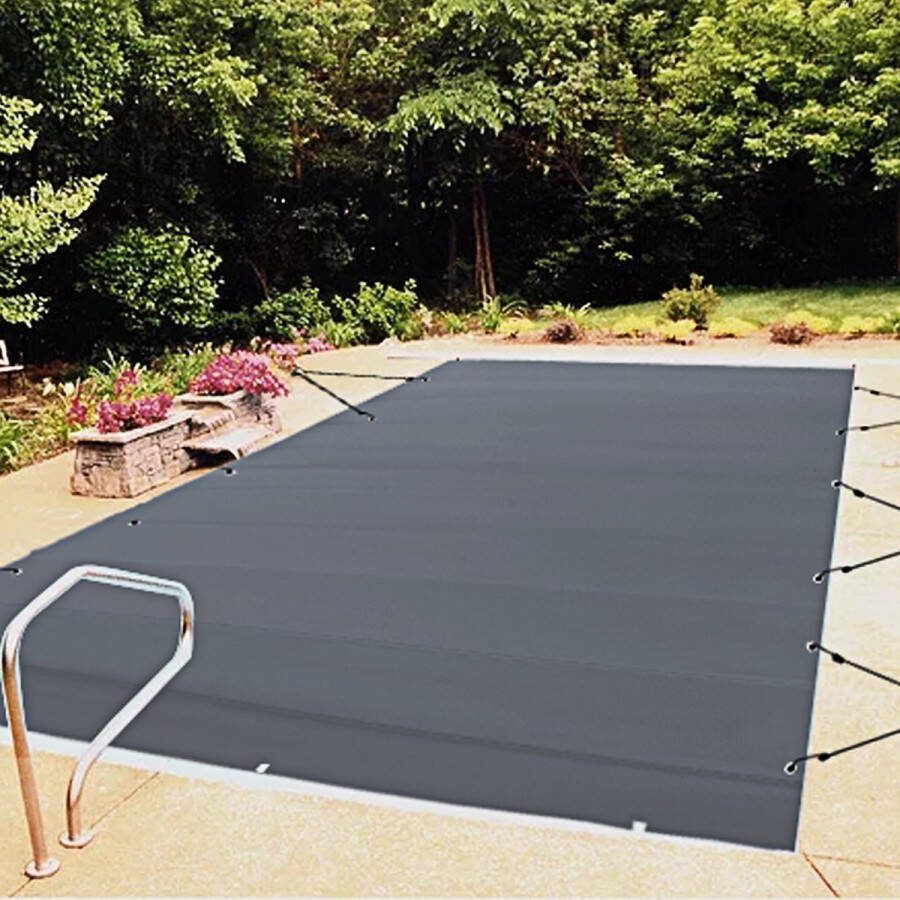 BlindenburgCreations Zwembad Veiligheid Cover 13X26 Ft Rechthoek Ingegraven Zwembad Cover- Zwembad Veiligheid Cover Voor Winter en Veiligheid