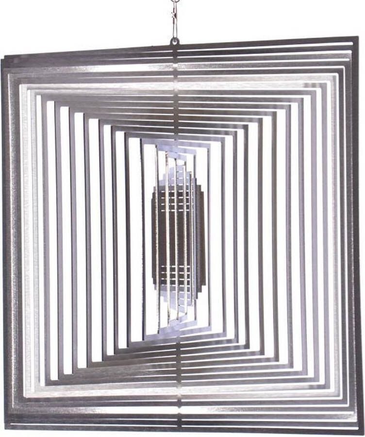 BlinQ Art Windspinner Vierkant RVS 152mm