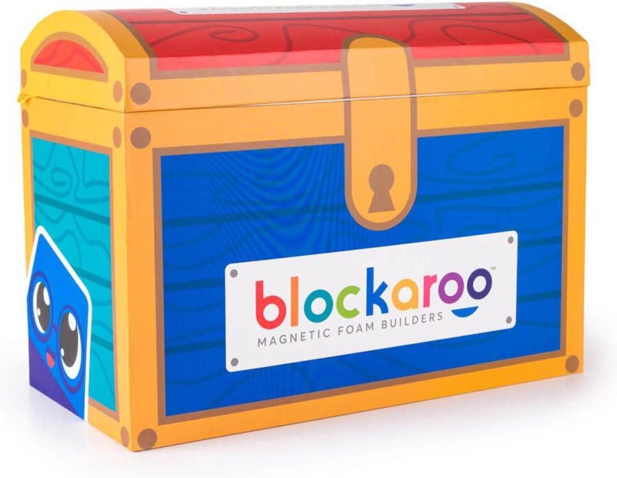 Blockaroo schatkist box-magnetisch speelgoed-peuter speelgoed-speelgoed 3 jaar 4jaar 5jaar- speelgoed jongens en meisjes- badspeelgoed