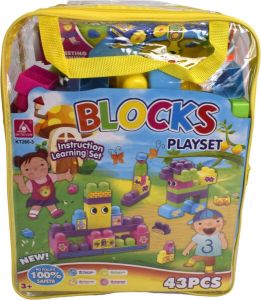 Blocks Blokken speelset kubussen 43 delig Soort duplo -speel set
