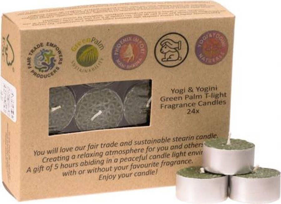 Bloem des Levens Fair Trade Theelichtjes stearine frankincense (4x2 cm)