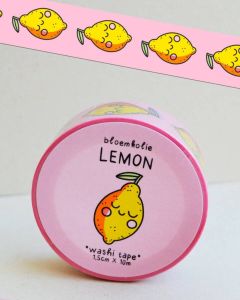 Bloemkolie Illustrations Bloemkolie Citroen Washi Tape Cute Kawaii stationery Schattige plakband Japan