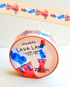 Bloemkolie Illustrations Bloemkolie Lava Lamp Washi Tape Cute Kawaii Stationery Papier tape