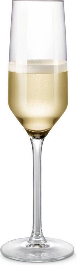 Blokker champagne glazen Luxe 21 cl set van 4