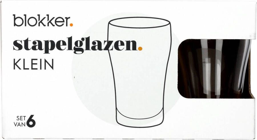 Blokker Frisdrankglazen 22cl 6 Stuks