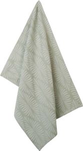 Blokker THEEDOEK BLAD GROEN 50X70