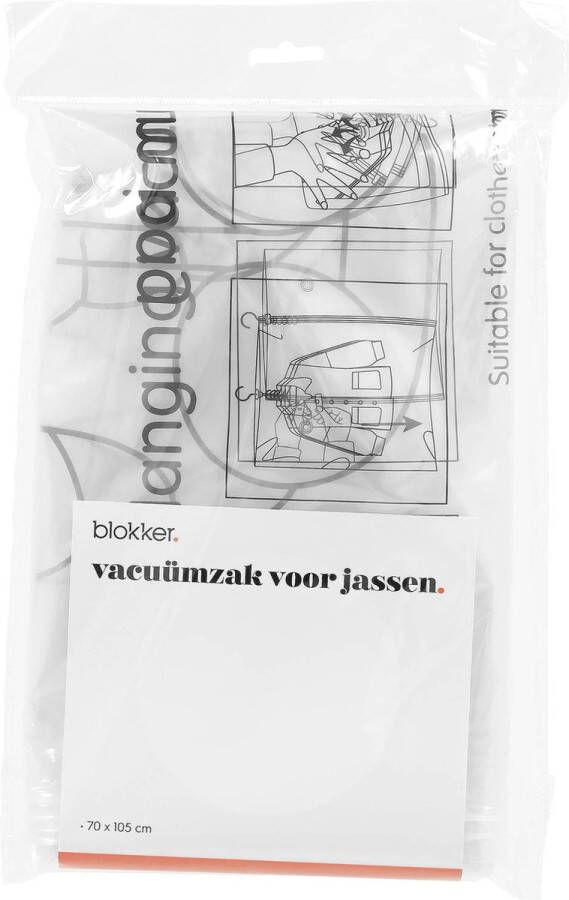 Blokker vacuümzak voor jassen