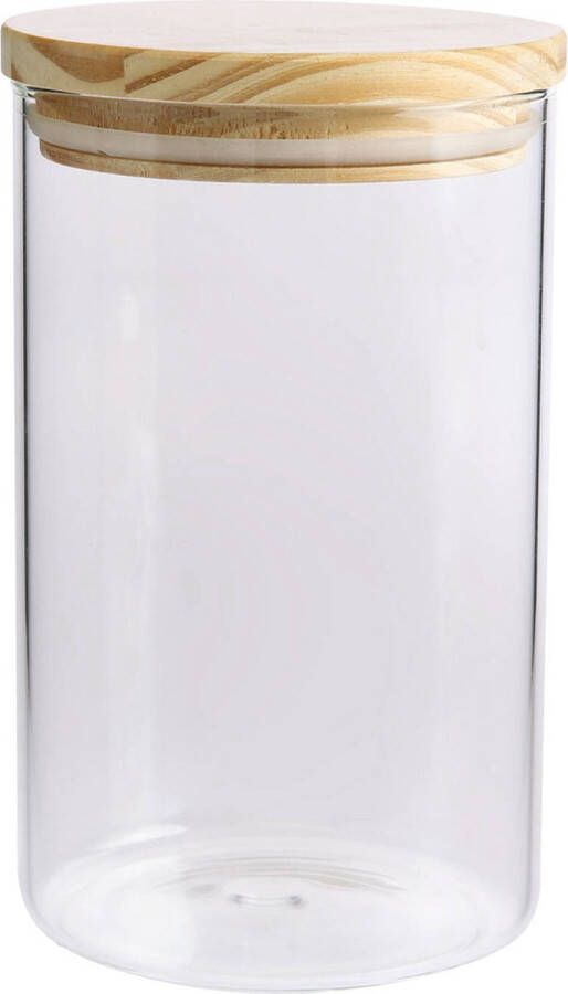 Blokker voorraadpot glas 1 liter