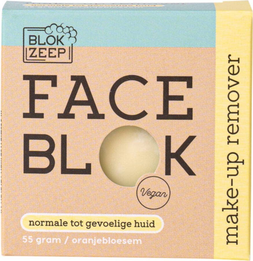 Blok Zeep Make-up remover bar Oranjebloesem Normale tot gevoelige huid
