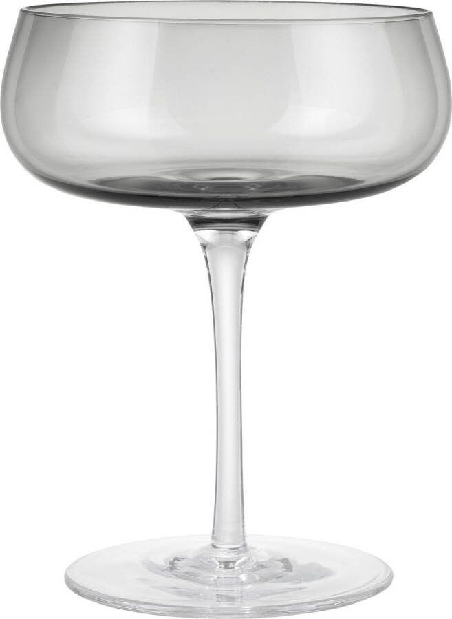 Blomus BELO coupe champagneglazen Smoke (set 2)