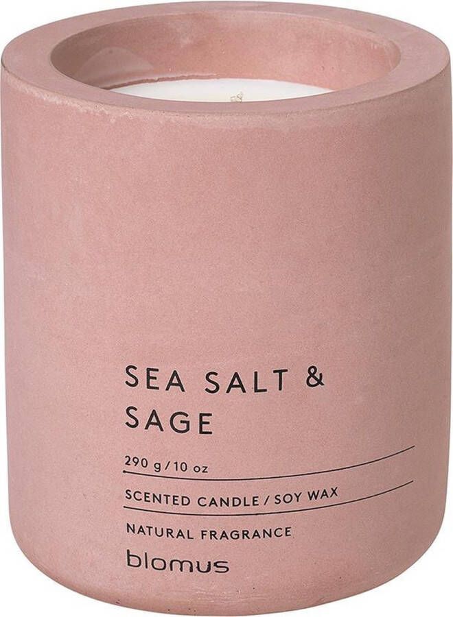 Blomus FRAGA geurkaars Sea Salt & Sage (290 gram) Set 2 stuks