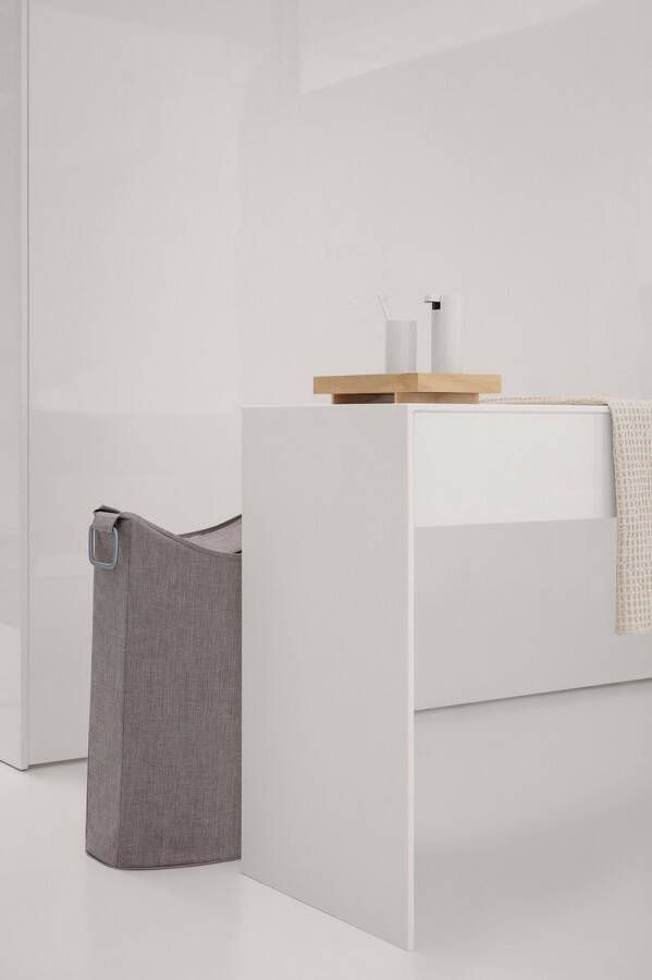 Blomus Frisco Wasmand polyester aluminium zwart