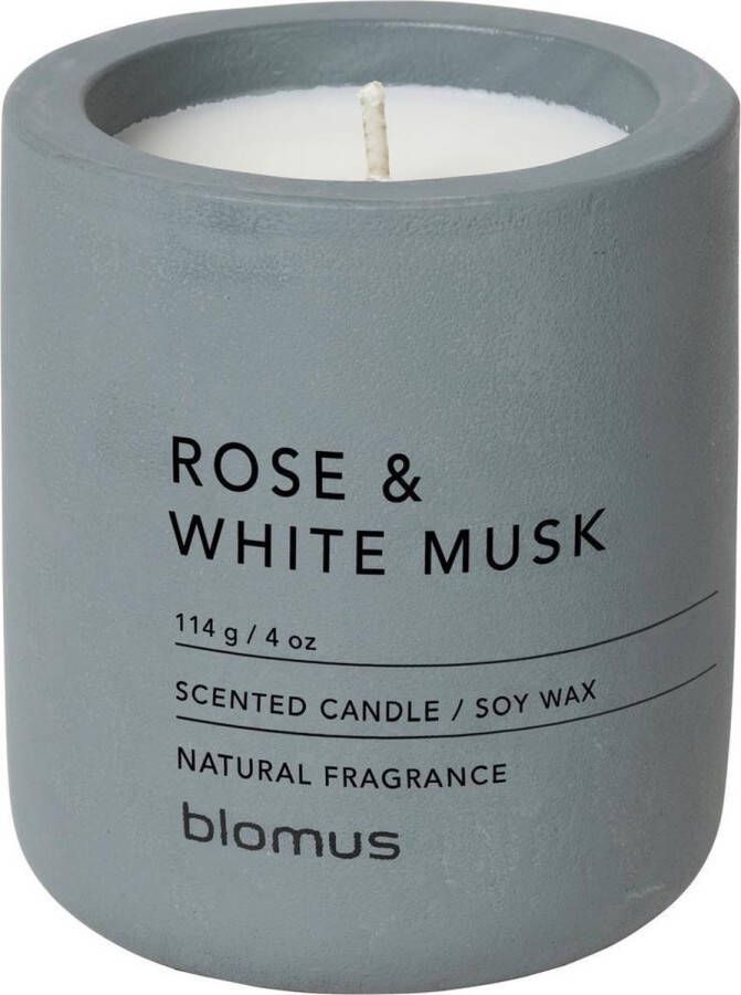 Blomus Geurkaars Fraga 8 cm ø 6.5 cm Rose & White Musk