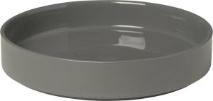 Blomus PILAR diep bord 20 cm Pewter (set 4)