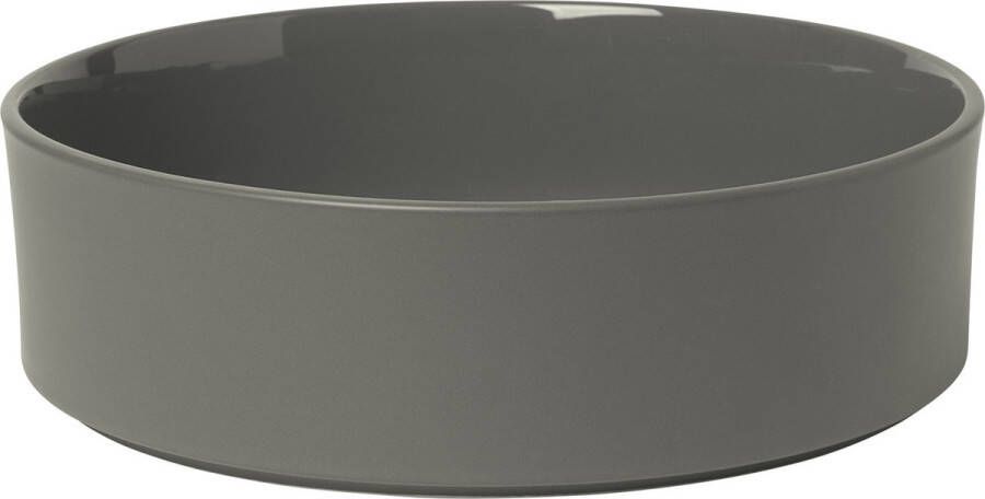 Blomus PILAR kom schaal 27 cm Pewter (hoogte 8 cm)