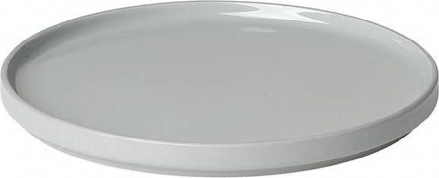 Blomus PILAR plat bord 20 cm Mirage grey (set 4)