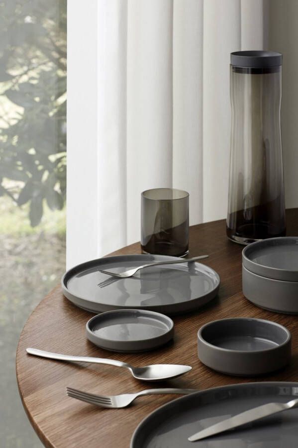 Blomus Pilardelige Serviesset Pewter | Grijs