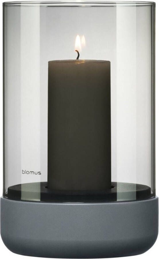 Blomus windlicht Calma steel gray M