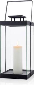 BLOMUS Lantaarn met kaars Lantaarn -finca- groot black