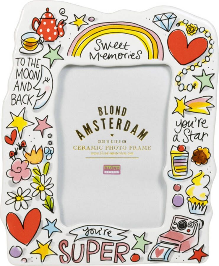 Blond Amsterdam Even Bijkiletsen: Fotolijst Superstar