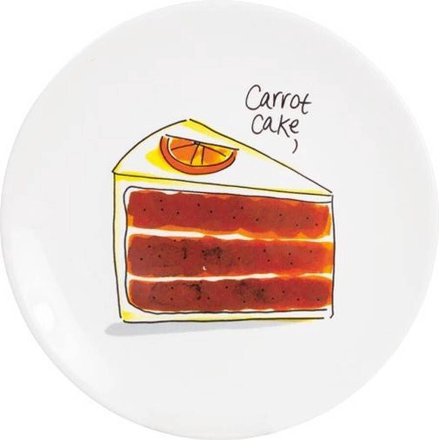 Blond Amsterdam – Even Bijkletsen Cake Plate Carrot -18 Cm