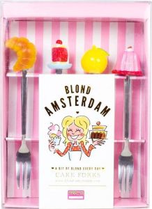 Blond Amsterdam – Even Bijkletsen Cake Set Gebaksvorkjes