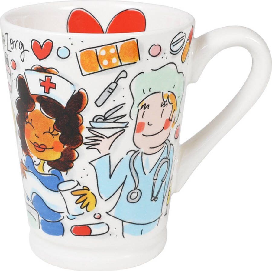 Blond Amsterdam XL beker Hart Voor De Zorg (Ø10 cm) (500 ml)