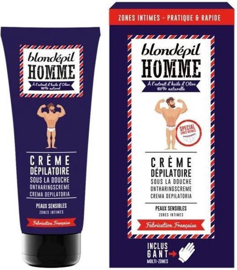 Blondépil Blondèpil Homme Ontharing crème 100 ml