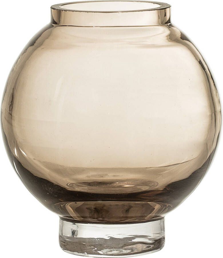 Bloomingville bolvaasje glas Ø 10 centimeter x 12 5 centimeter