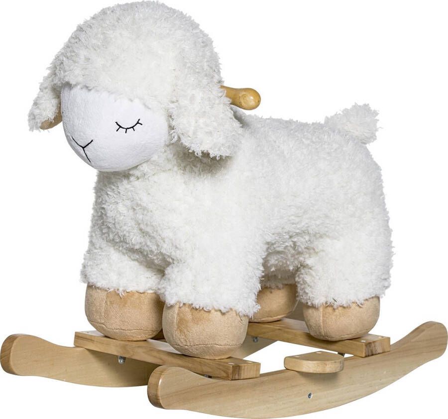 Bloomingville MINI Hobbelpaard Laasrith Schaap Wit