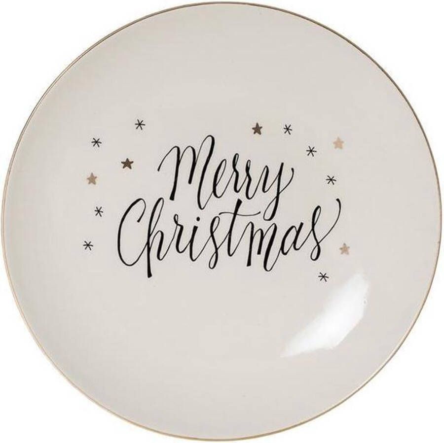 Bloomingville Noel Christmas stoneware wit