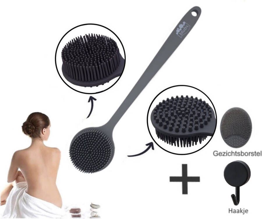 Blubs Badborstel Dry brush Grijs