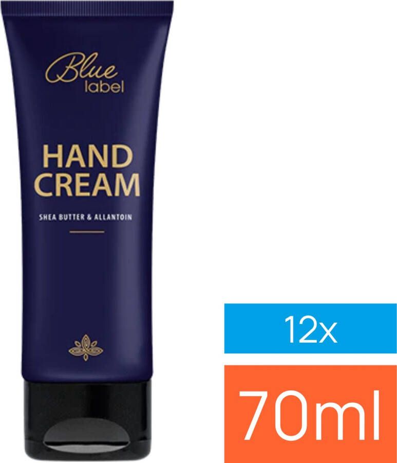 Blue Label 12 tubes Hand Cream Shea Butter & Allantoin 70ml