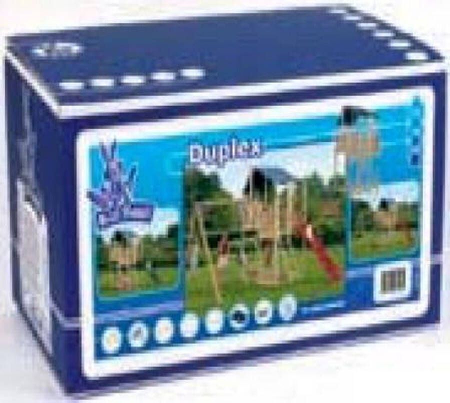 Blue Rabbit Intergard Houten speeltoestellen houten schommel speeltoren bouwdoos Duplex