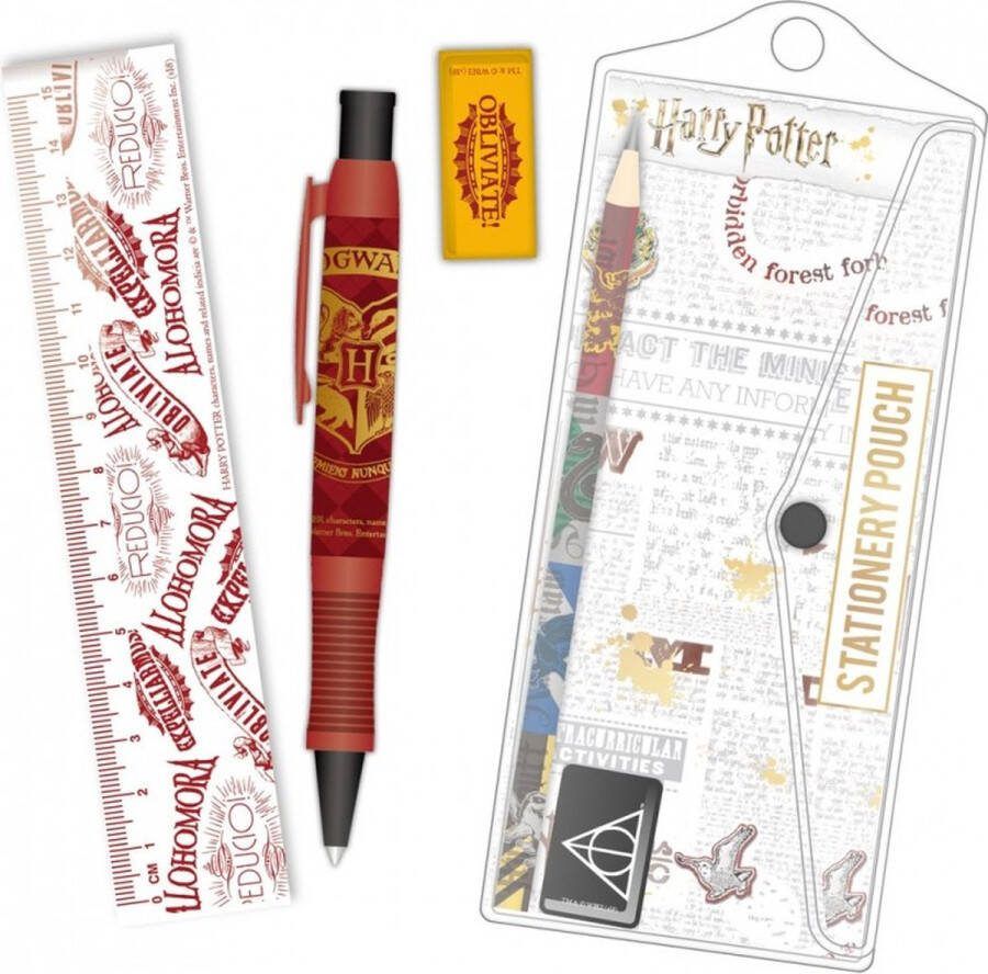 Blue sky studio's Harry Potter Hogwarts Schrijfwaren Set