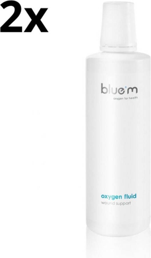 Bluem 2x Oxygen Fluid Mondwater 500ml Voordeelverpakking